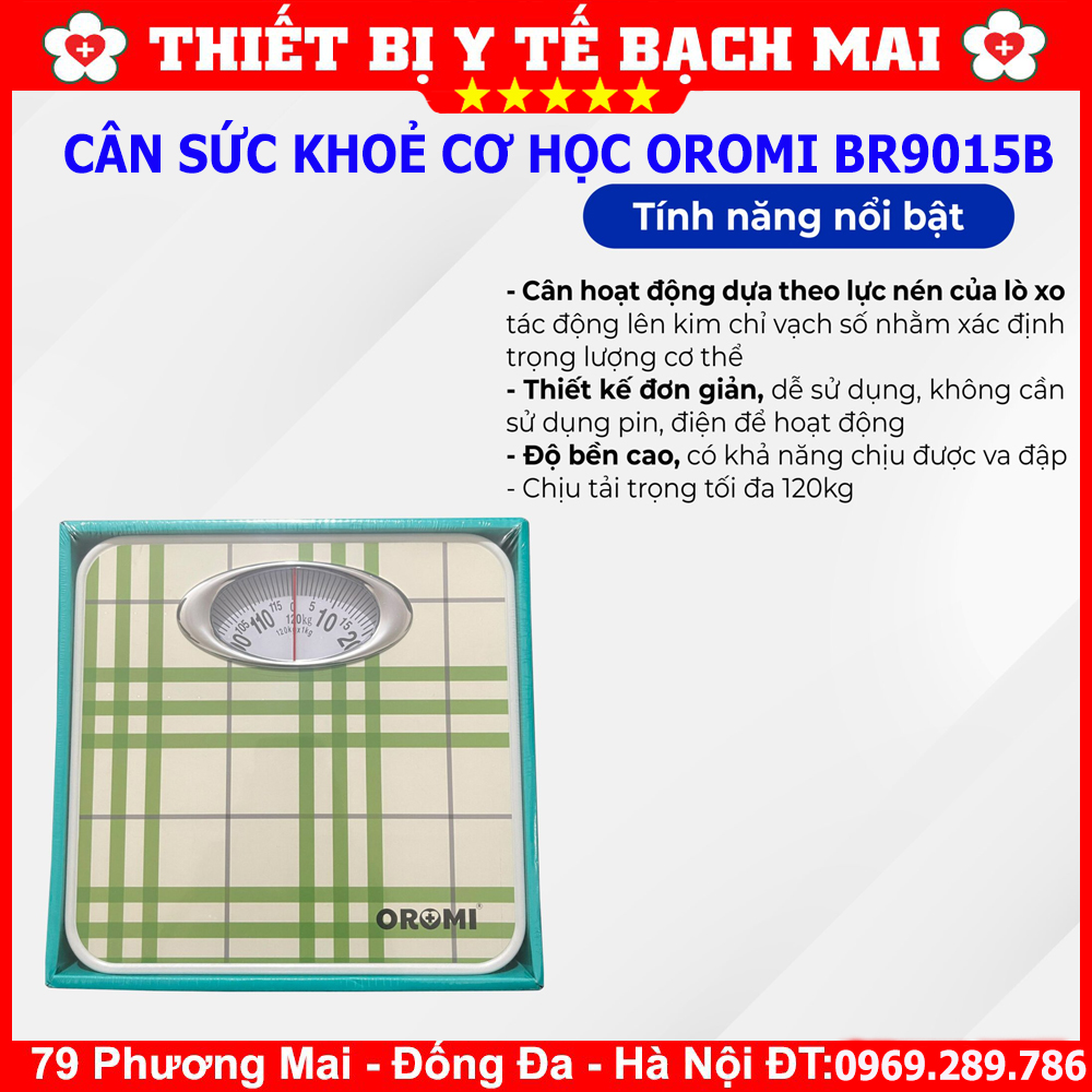 Cân Sức Khỏe Cơ Học OROMI BR9015B Cân Sức Khỏe Cơ Học OROMI BR9015B