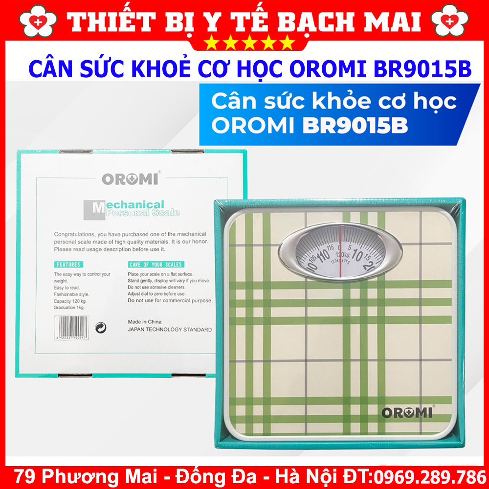Cân Sức Khỏe Cơ Học OROMI BR9015B Cân Sức Khỏe Cơ Học OROMI BR9015B