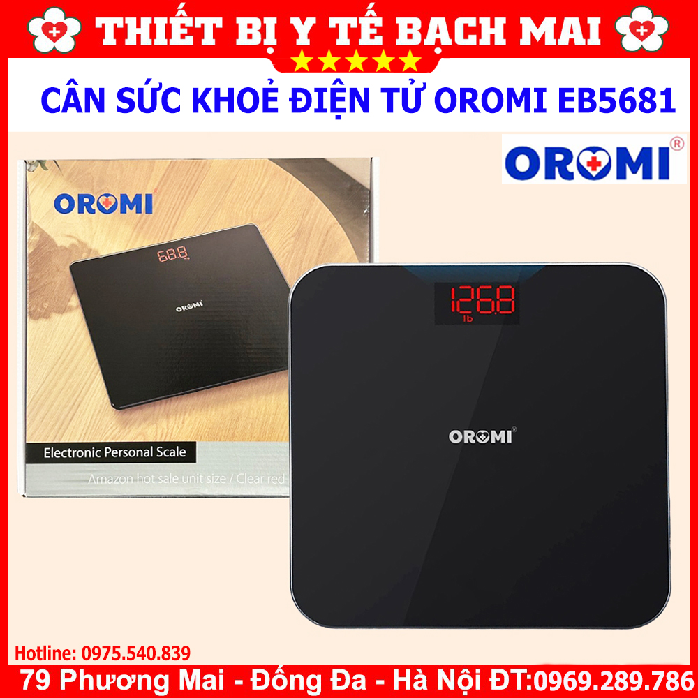 Cân Sức Khỏe Điện Tử OROMI EB5681 Cân Sức Khỏe Điện Tử OROMI EB5681