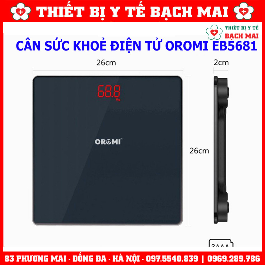 Cân Sức Khỏe Điện Tử OROMI EB5681
