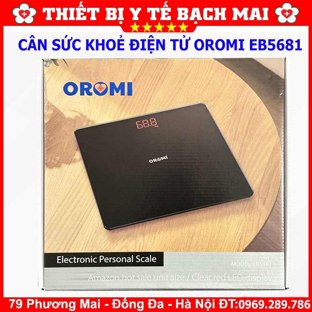 Cân Sức Khỏe Điện Tử OROMI EB5681 Cân Sức Khỏe Điện Tử OROMI EB5681