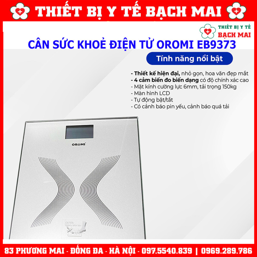 Cân Sức Khoẻ Điện Tử OROMI EB9373