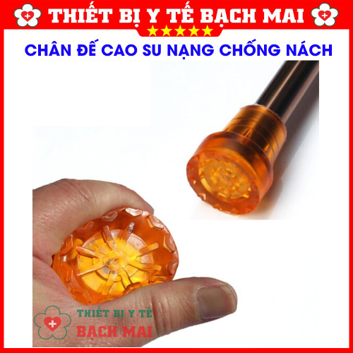 Chân Đế Cao Su Nạng Chống Nách – Đế Cao Su Chống Trơn Trượt Thay Thế Cho Nạng Y Tế