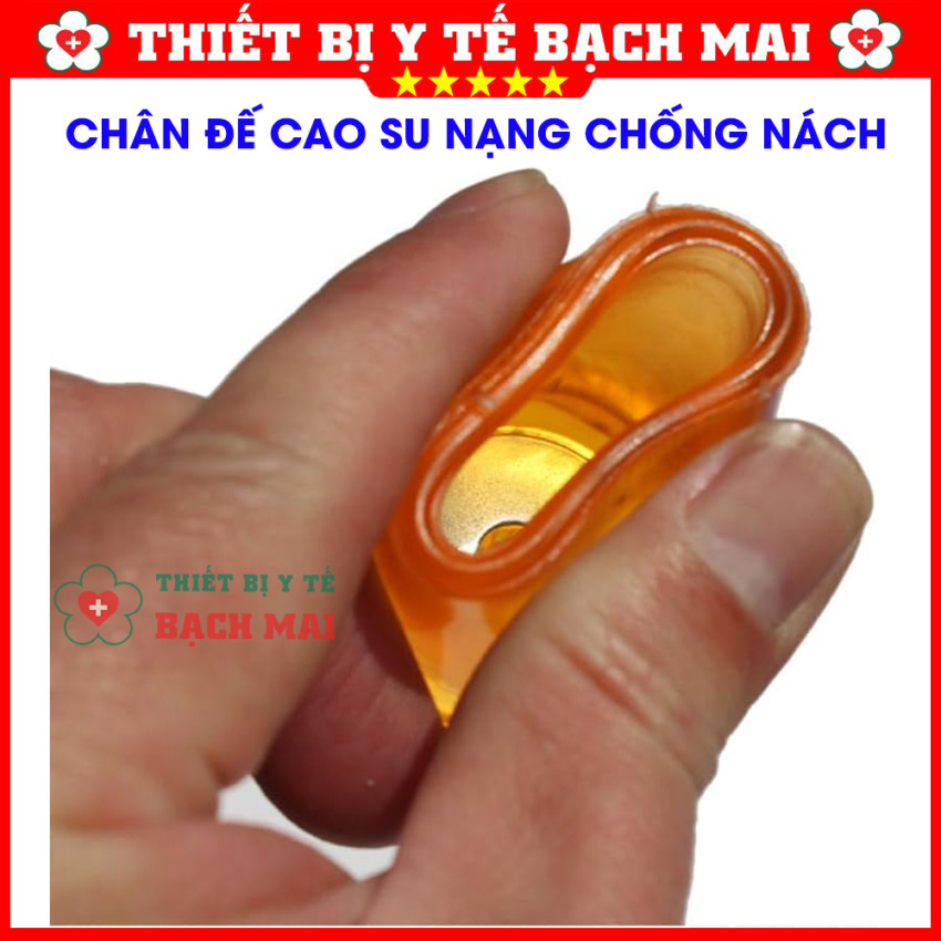 Chân Đế Cao Su Nạng Chống Nách – Đế Cao Su Chống Trơn Trượt Thay Thế Cho Nạng Y Tế