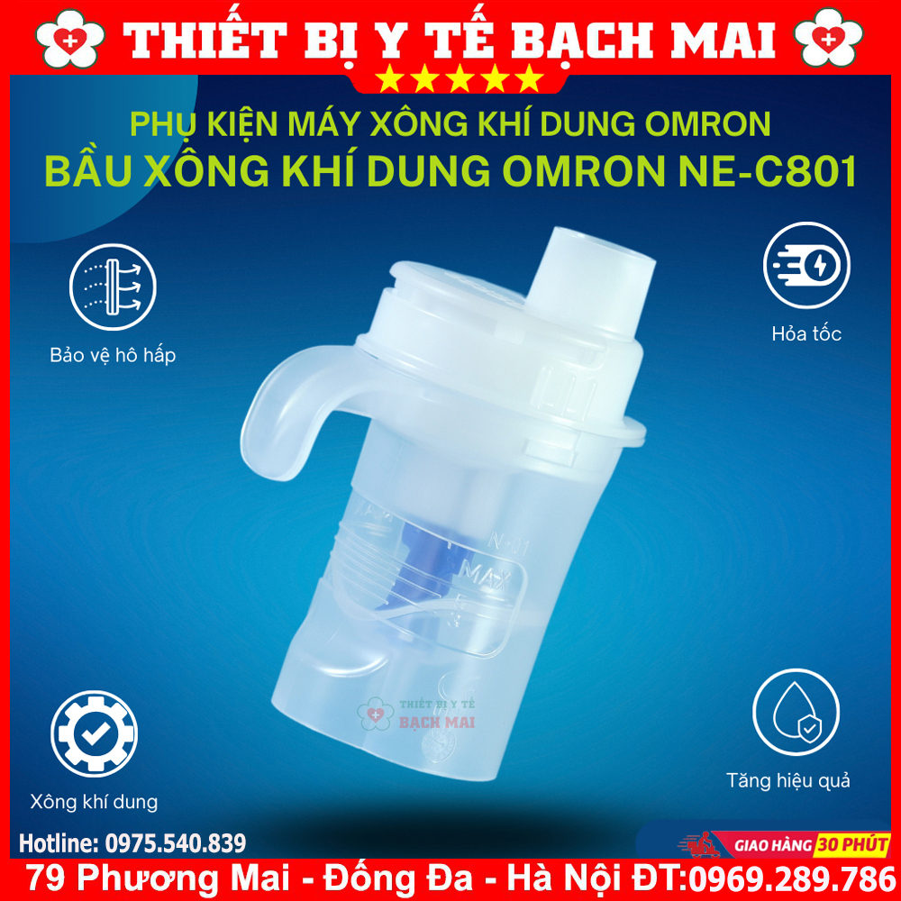 Cốc Đựng Thuốc Cho Máy Xông Khí Rung OMROM NE-C801, C801, C801KD Cốc Đựng Thuốc Cho Máy Xông Khí Rung OMROM NE-C801, C801, C801KD
