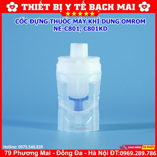 Cốc Đựng Thuốc Cho Máy Xông Khí Rung OMROM NE-C801, C801, C801KD Cốc Đựng Thuốc Cho Máy Xông Khí Rung OMROM NE-C801, C801, C801KD