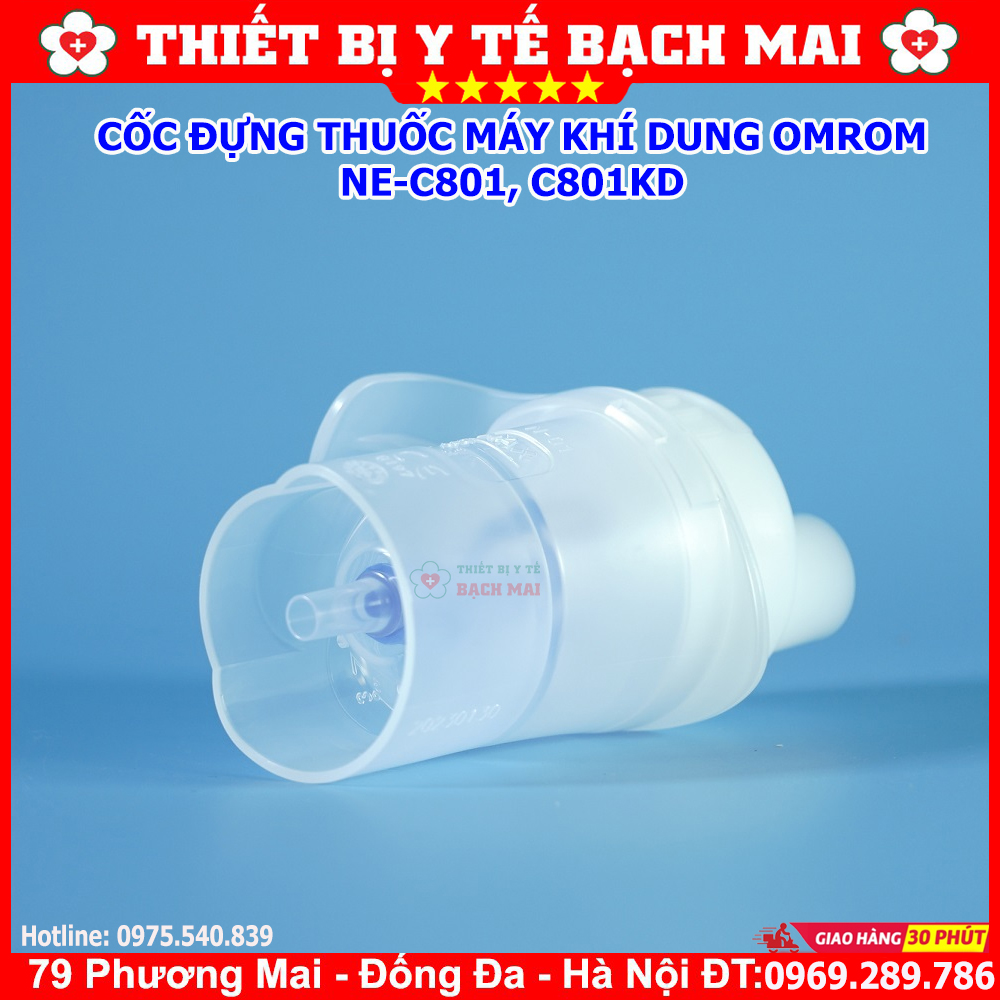 Cốc Đựng Thuốc Cho Máy Xông Khí Rung OMROM NE-C801, C801, C801KD Cốc Đựng Thuốc Cho Máy Xông Khí Rung OMROM NE-C801, C801, C801KD