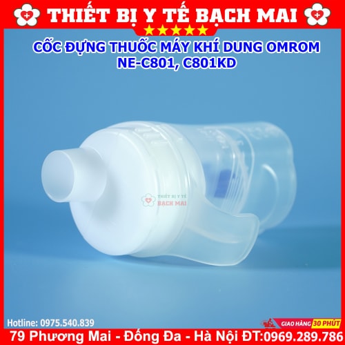 Cốc Đựng Thuốc Cho Máy Xông Khí Rung OMROM NE-C801, C801, C801KD Cốc Đựng Thuốc Cho Máy Xông Khí Rung OMROM NE-C801, C801, C801KD