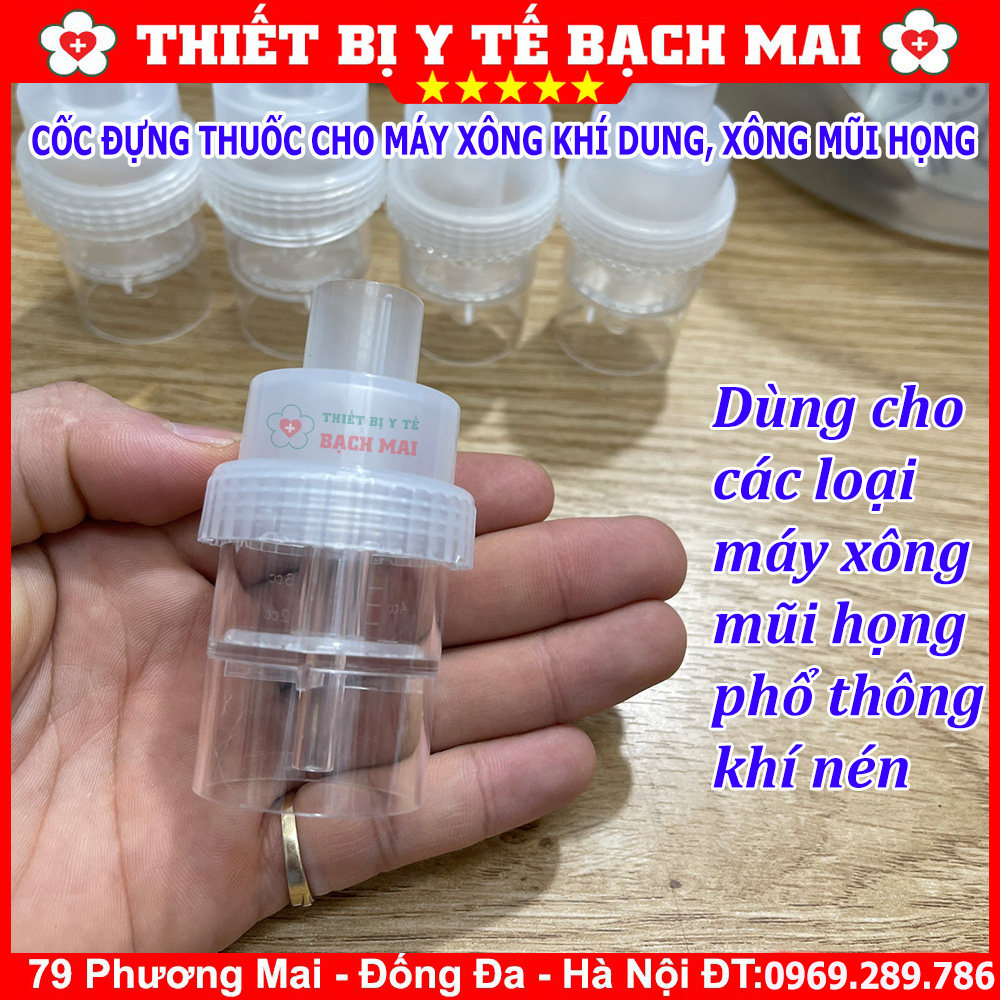 Cốc Đựng Thuốc Dùng Cho Máy Xông Khí Dung, Xông Mũi Họng Cốc Đựng Thuốc Dùng Cho Máy Xông Khí Dung, Xông Mũi Họng