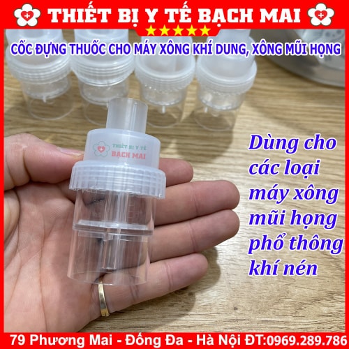 Cốc Đựng Thuốc Dùng Cho Máy Xông Khí Dung, Xông Mũi Họng Cốc Đựng Thuốc Dùng Cho Máy Xông Khí Dung, Xông Mũi Họng