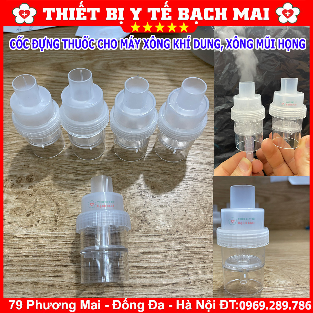 Cốc Đựng Thuốc Dùng Cho Máy Xông Khí Dung, Xông Mũi Họng Cốc Đựng Thuốc Dùng Cho Máy Xông Khí Dung, Xông Mũi Họng