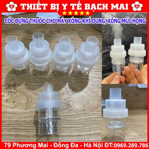 Cốc Đựng Thuốc Dùng Cho Máy Xông Khí Dung, Xông Mũi Họng Cốc Đựng Thuốc Dùng Cho Máy Xông Khí Dung, Xông Mũi Họng