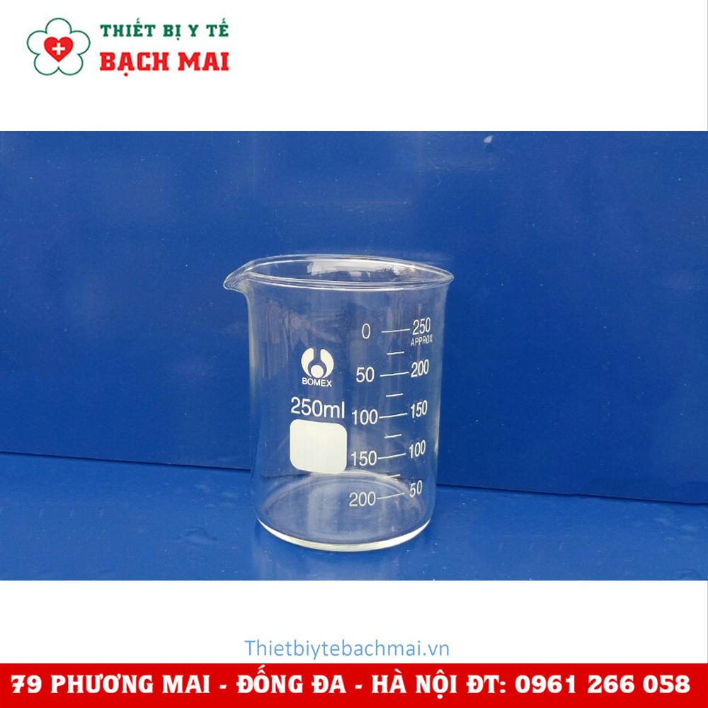 Cốc Thủy Tinh Chịu Nhiệt Chia Vạch Có Mỏ - Cốc Từ 50ml-1000ml (Cốc 250ml) Cốc Thủy Tinh Chịu Nhiệt Chia Vạch Có Mỏ - Cốc Từ 50ml-1000ml (Cốc 250ml)