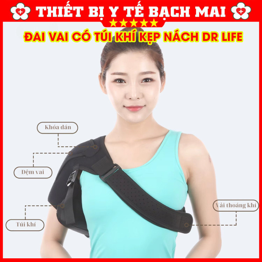 Đai Khớp Vai Có Túi Khí Cao Cấp – Đai Hỗ Trợ Khớp Vai Trái Phải, Điều Chỉnh Kích Thước Đai Khớp Vai Có Túi Khí Cao Cấp – Đai Hỗ Trợ Khớp Vai Trái Phải, Điều Chỉnh Kích Thước