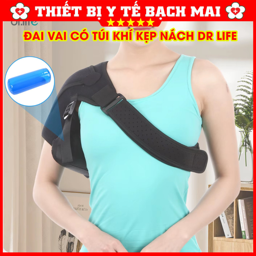 Đai Khớp Vai Có Túi Khí Cao Cấp – Đai Hỗ Trợ Khớp Vai Trái Phải, Điều Chỉnh Kích Thước Đai Khớp Vai Có Túi Khí Cao Cấp – Đai Hỗ Trợ Khớp Vai Trái Phải, Điều Chỉnh Kích Thước