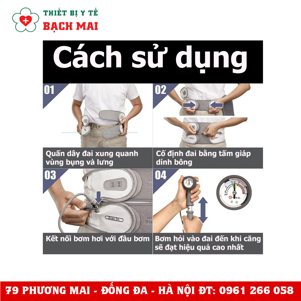 Đai Lưng Bơm Hơi Disk Dr WG50 G2 Đai Lưng Bơm Hơi Disk Dr WG50 G2