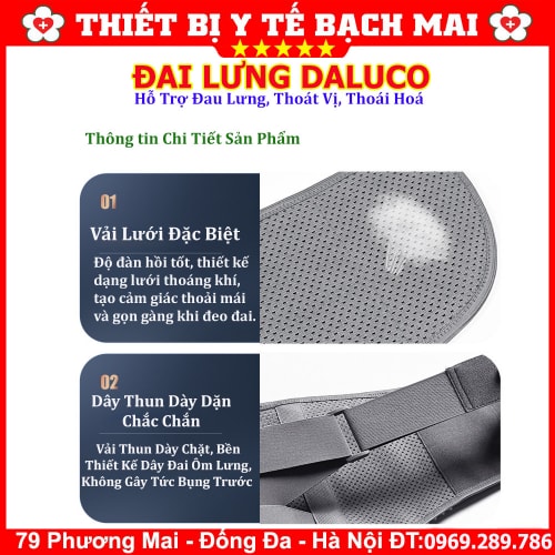 ĐAI LƯNG DALUCO HỖ TRỢ CỘT SỐNG THẮT LƯNG, THOÁT VỊ, THOÁI HOÁ, ĐAU LƯNG ĐAI LƯNG DALUCO HỖ TRỢ CỘT SỐNG THẮT LƯNG, THOÁT VỊ, THOÁI HOÁ, ĐAU LƯNG