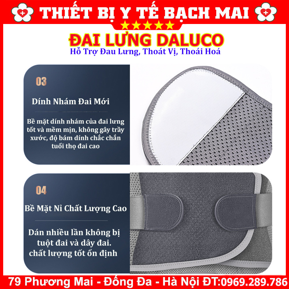 ĐAI LƯNG DALUCO HỖ TRỢ CỘT SỐNG THẮT LƯNG, THOÁT VỊ, THOÁI HOÁ, ĐAU LƯNG ĐAI LƯNG DALUCO HỖ TRỢ CỘT SỐNG THẮT LƯNG, THOÁT VỊ, THOÁI HOÁ, ĐAU LƯNG