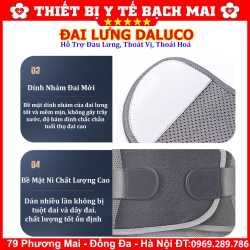 ĐAI LƯNG DALUCO HỖ TRỢ CỘT SỐNG THẮT LƯNG, THOÁT VỊ, THOÁI HOÁ, ĐAU LƯNG ĐAI LƯNG DALUCO HỖ TRỢ CỘT SỐNG THẮT LƯNG, THOÁT VỊ, THOÁI HOÁ, ĐAU LƯNG