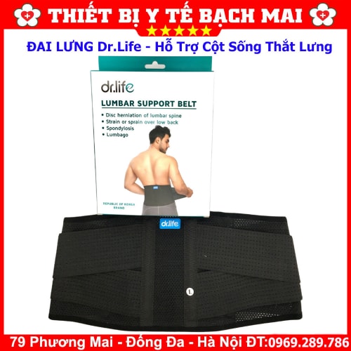 Đai Lưng Dr.Life Hỗ Trợ Cột Sống Thắt Lưng Cao Cấp AFT-Y101-1 Đai Lưng Dr.Life Hỗ Trợ Cột Sống Thắt Lưng Cao Cấp AFT-Y101-1