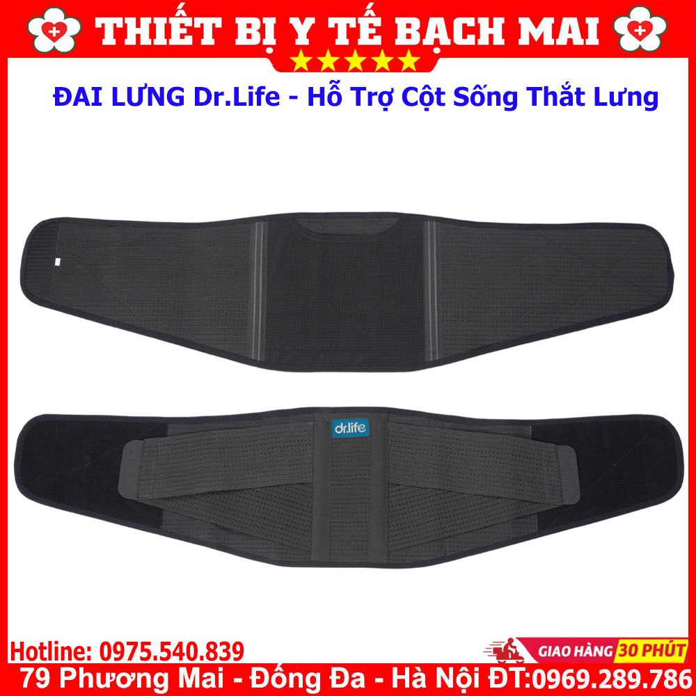 Đai Lưng Dr.Life Hỗ Trợ Cột Sống Thắt Lưng Cao Cấp AFT-Y101-1 Đai Lưng Dr.Life Hỗ Trợ Cột Sống Thắt Lưng Cao Cấp AFT-Y101-1