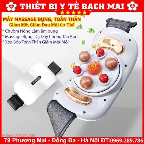 Đai Massage Bụng RULAX, Hỗ Trợ Giảm Mỡ Bụng, Bi Đá Kết Hợp Hồng Ngoại, Giảm Đau Bụng Cho Người Viêm Đại Tràng, Táo Bón Đai Massage Bụng RULAX, Hỗ Trợ Giảm Mỡ Bụng, Bi Đá Kết Hợp Hồng Ngoại, Giảm Đau Bụng Cho Người Viêm Đại Tràng, Táo Bón