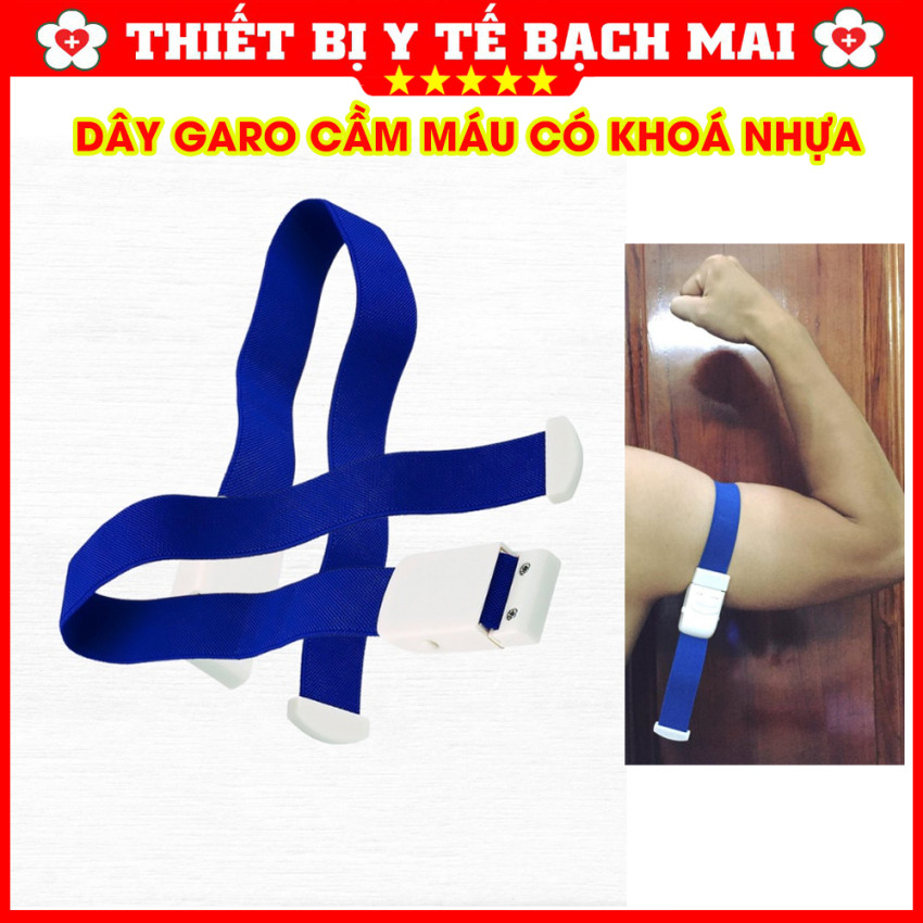 Dây Garô Có Khóa GREETMED 45cm – Dây Garo Y Tế Lấy Máu