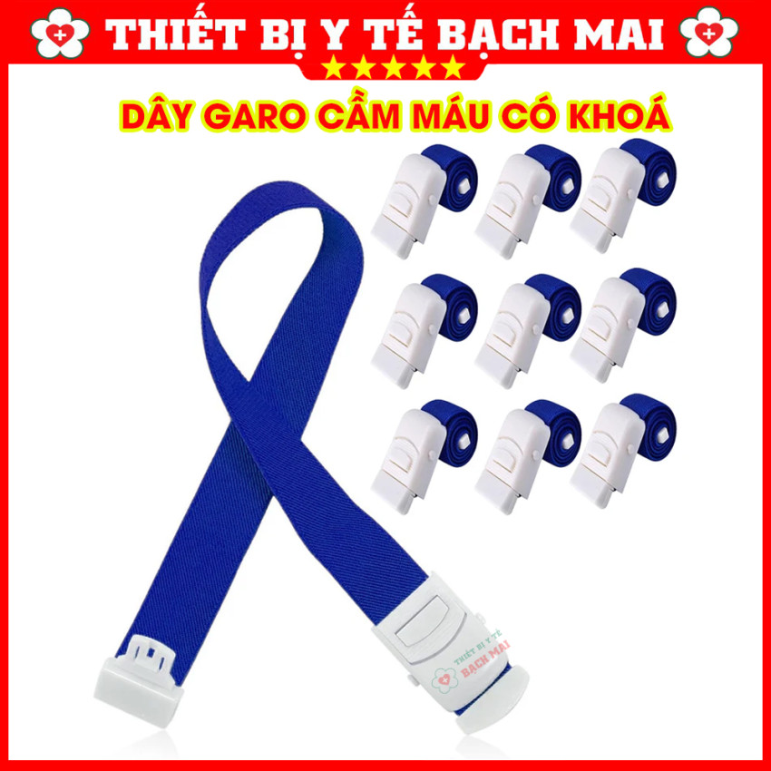 Dây Garô Có Khóa GREETMED 45cm – Dây Garo Y Tế Lấy Máu