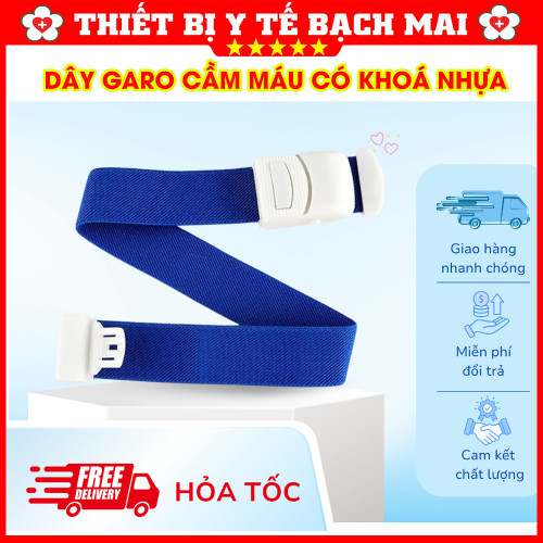 Dây Garô Có Khóa GREETMED 45cm – Dây Garo Y Tế Lấy Máu
