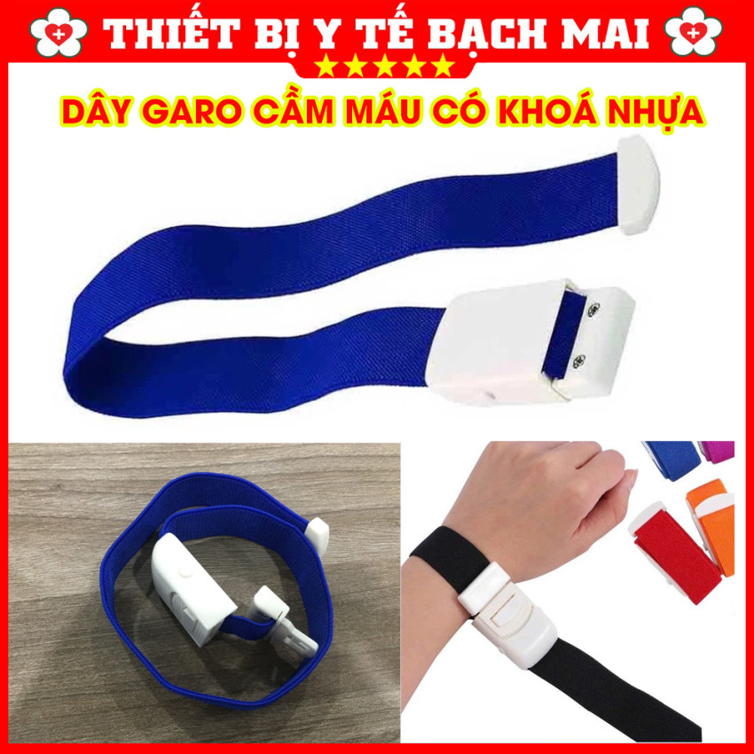 Dây Garô Có Khóa GREETMED 45cm – Dây Garo Y Tế Lấy Máu
