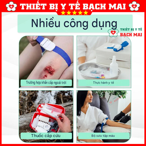 Dây Garô Có Khóa GREETMED 45cm – Dây Garo Y Tế Lấy Máu