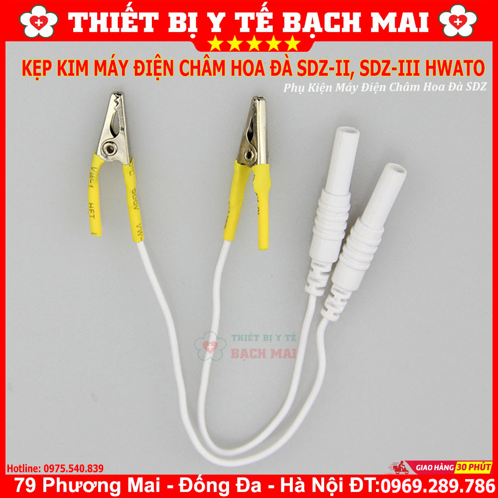 Dây Kẹp Kim Máy Điện Châm Hoa Đà SDZ-II Dây Kẹp Kim Máy Điện Châm Hoa Đà SDZ-II