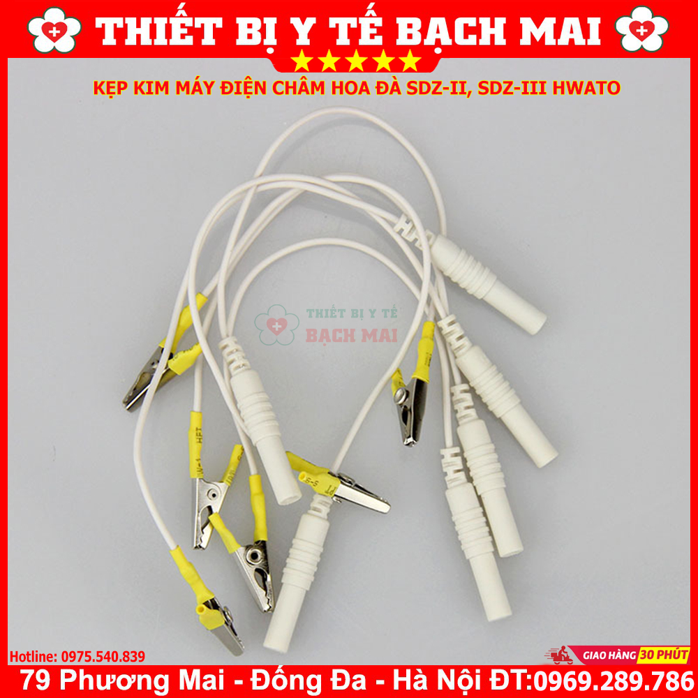 Dây Kẹp Kim Máy Điện Châm Hoa Đà SDZ-II Dây Kẹp Kim Máy Điện Châm Hoa Đà SDZ-II