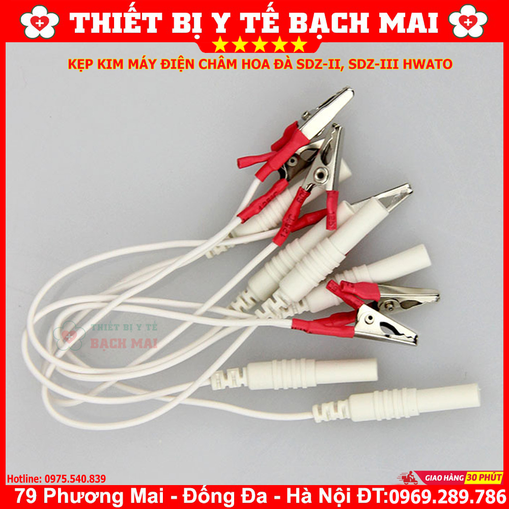 Dây Kẹp Kim Máy Điện Châm Hoa Đà SDZ-II Dây Kẹp Kim Máy Điện Châm Hoa Đà SDZ-II