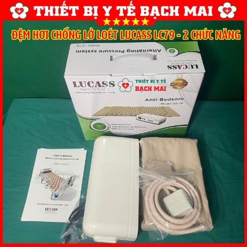 Đệm Hơi Chống Lở Loét LUCASS LC79 2 Chức Năng Luân Chuyển Khí Và Không Luân Chuyển Đệm Hơi Chống Lở Loét LUCASS LC79 2 Chức Năng Luân Chuyển Khí Và Không Luân Chuyển