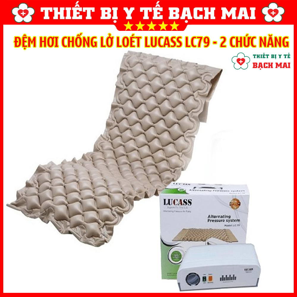 Đệm Hơi Chống Lở Loét LUCASS LC79 2 Chức Năng Luân Chuyển Khí Và Không Luân Chuyển Đệm Hơi Chống Lở Loét LUCASS LC79 2 Chức Năng Luân Chuyển Khí Và Không Luân Chuyển