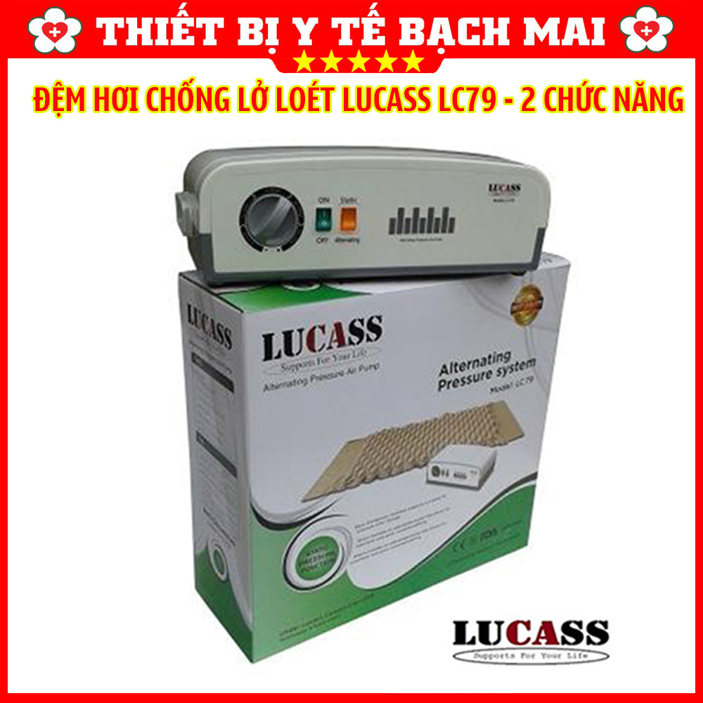 Đệm Hơi Chống Lở Loét LUCASS LC79 2 Chức Năng Luân Chuyển Khí Và Không Luân Chuyển Đệm Hơi Chống Lở Loét LUCASS LC79 2 Chức Năng Luân Chuyển Khí Và Không Luân Chuyển