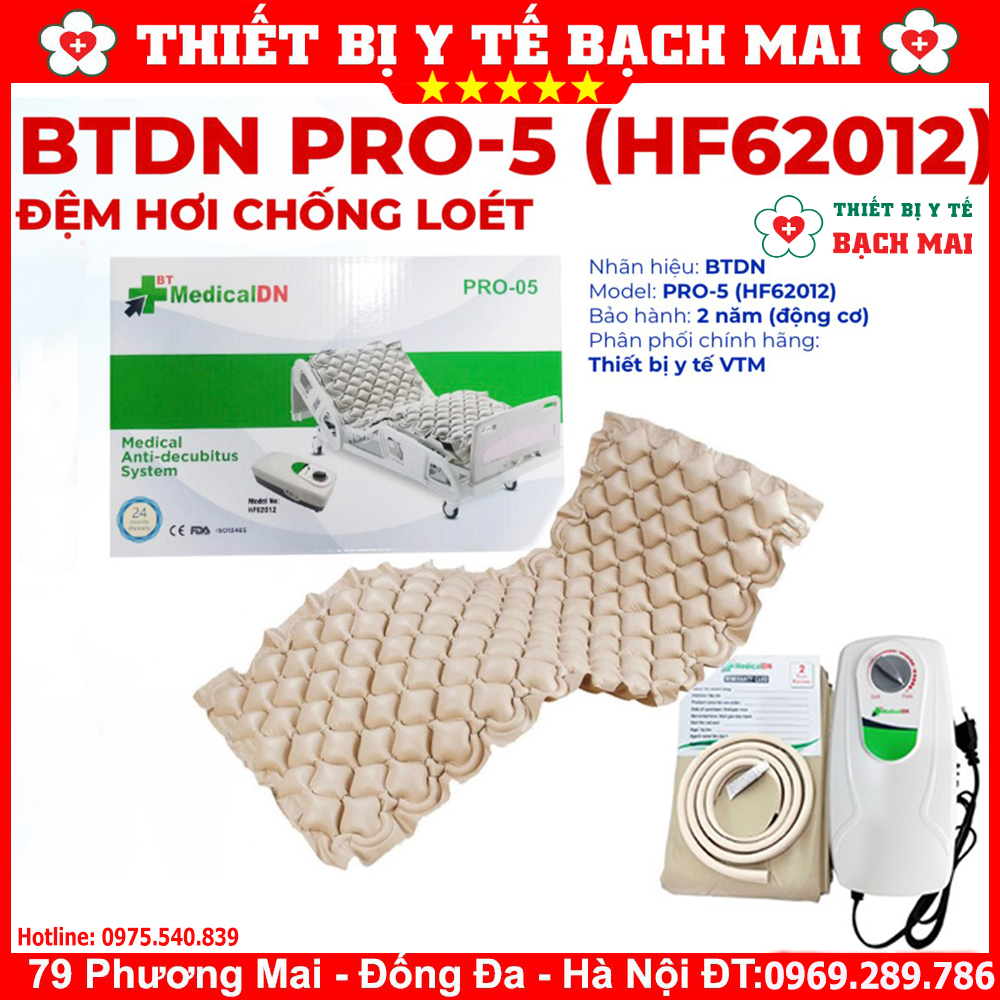 Đệm Hơi Chống Loét BTDN Medical PRO-5 HF62012 Đệm Hơi Chống Loét BTDN Medical PRO-5 HF62012