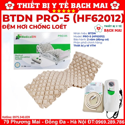 Đệm Hơi Chống Loét BTDN Medical PRO-5 HF62012 Đệm Hơi Chống Loét BTDN Medical PRO-5 HF62012