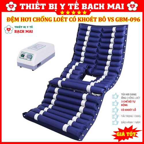 Đệm Hơi Chống Loét Có Khoét Bô GBM-096 Đệm Hơi Chống Loét Có Khoét Bô GBM-096