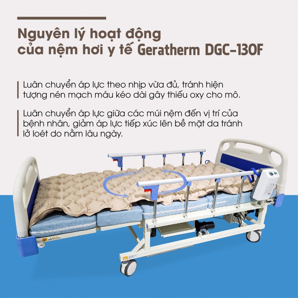 Nệm Hơi Chống Loét GERATHERM DGC-130F Nệm Hơi Chống Loét GERATHERM DGC-130F