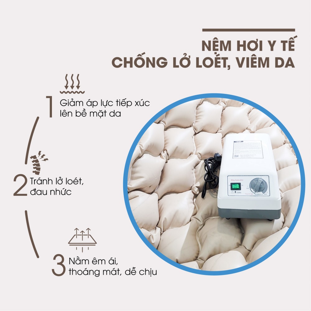 Nệm Hơi Chống Loét GERATHERM DGC-130F Nệm Hơi Chống Loét GERATHERM DGC-130F