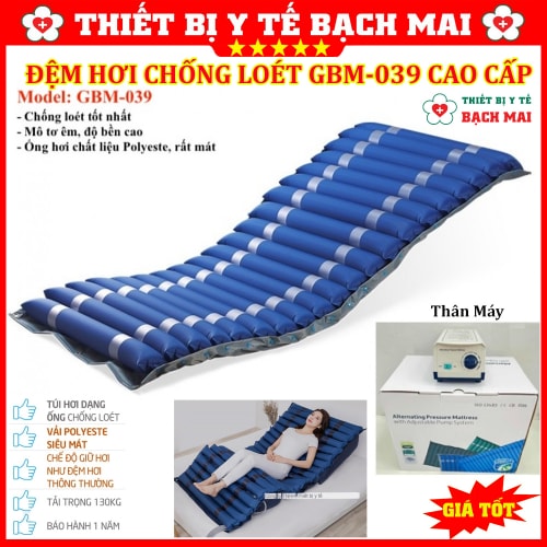 Đệm Hơi Chống Loét GBM-039 Chống Lở Loét Tốt Nhất Đệm Hơi Chống Loét GBM-039 Chống Lở Loét Tốt Nhất