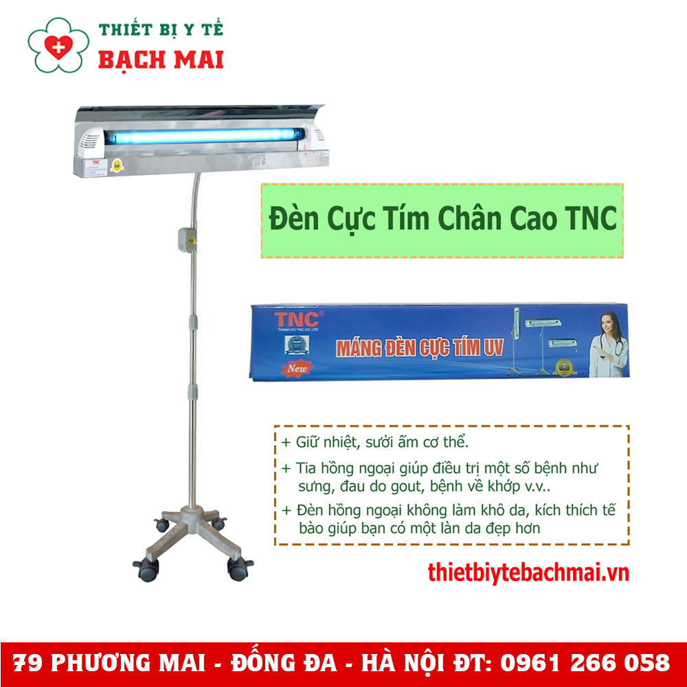 Đèn Cực Tím Chân Cao TNC [Kích Thước 90cm]