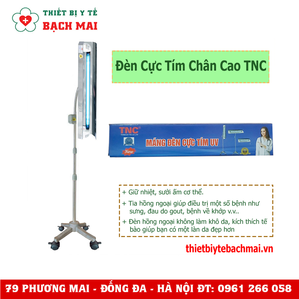 Đèn Cực Tím Chân Cao TNC [Kích Thước 90cm]