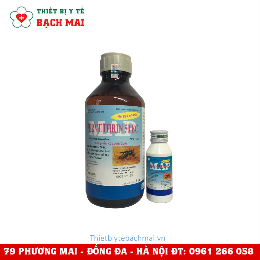 Thuốc Diệt Muỗi Permethrin 50 EC 1000ml (Nhập Khẩu Anh Quốc) Thuốc Diệt Muỗi Permethrin 50 EC 1000ml (Nhập Khẩu Anh Quốc)
