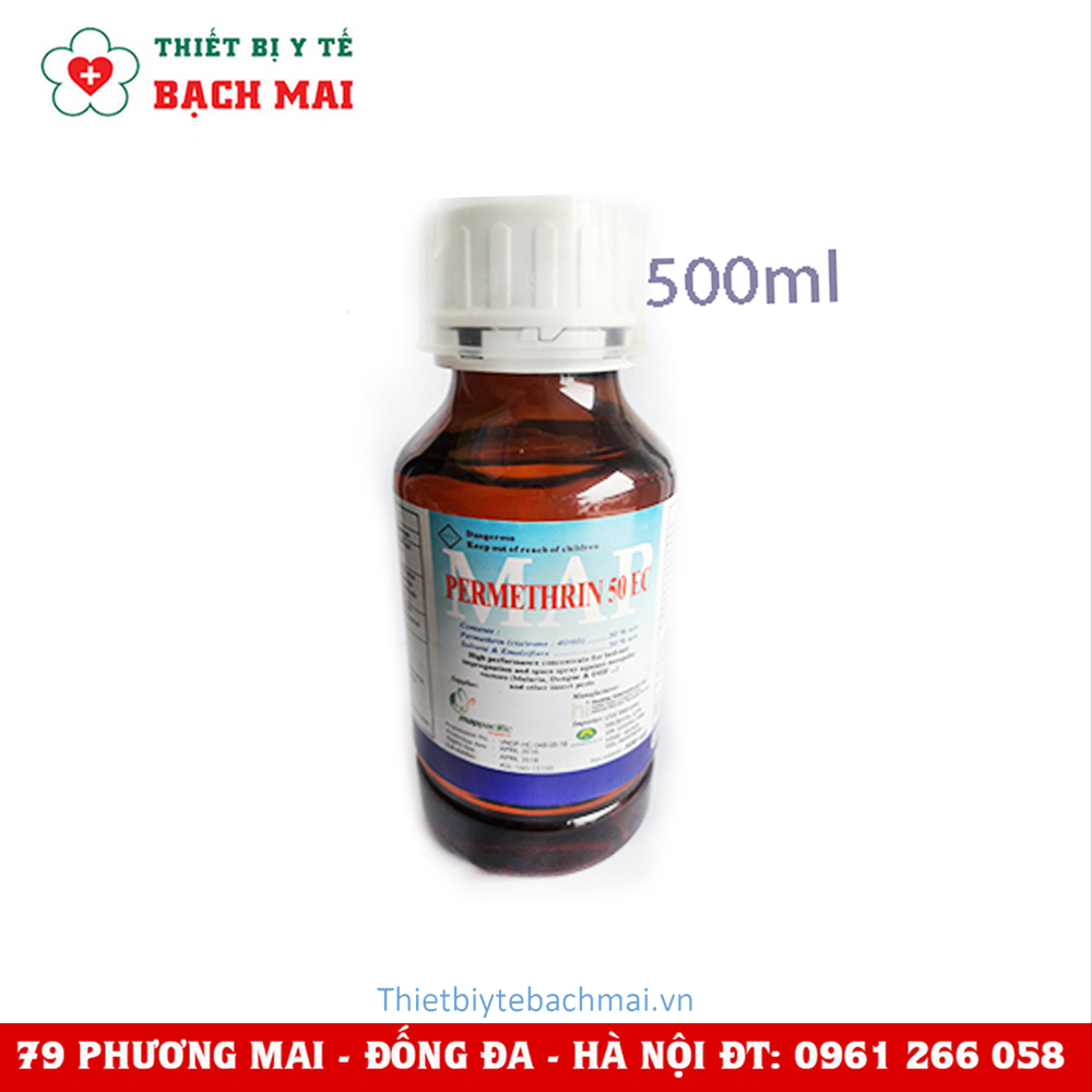 Thuốc Diệt Muỗi Permethrin 50 EC 500ml (Nhập Khẩu Anh Quốc) Thuốc Diệt Muỗi Permethrin 50 EC 500ml (Nhập Khẩu Anh Quốc)