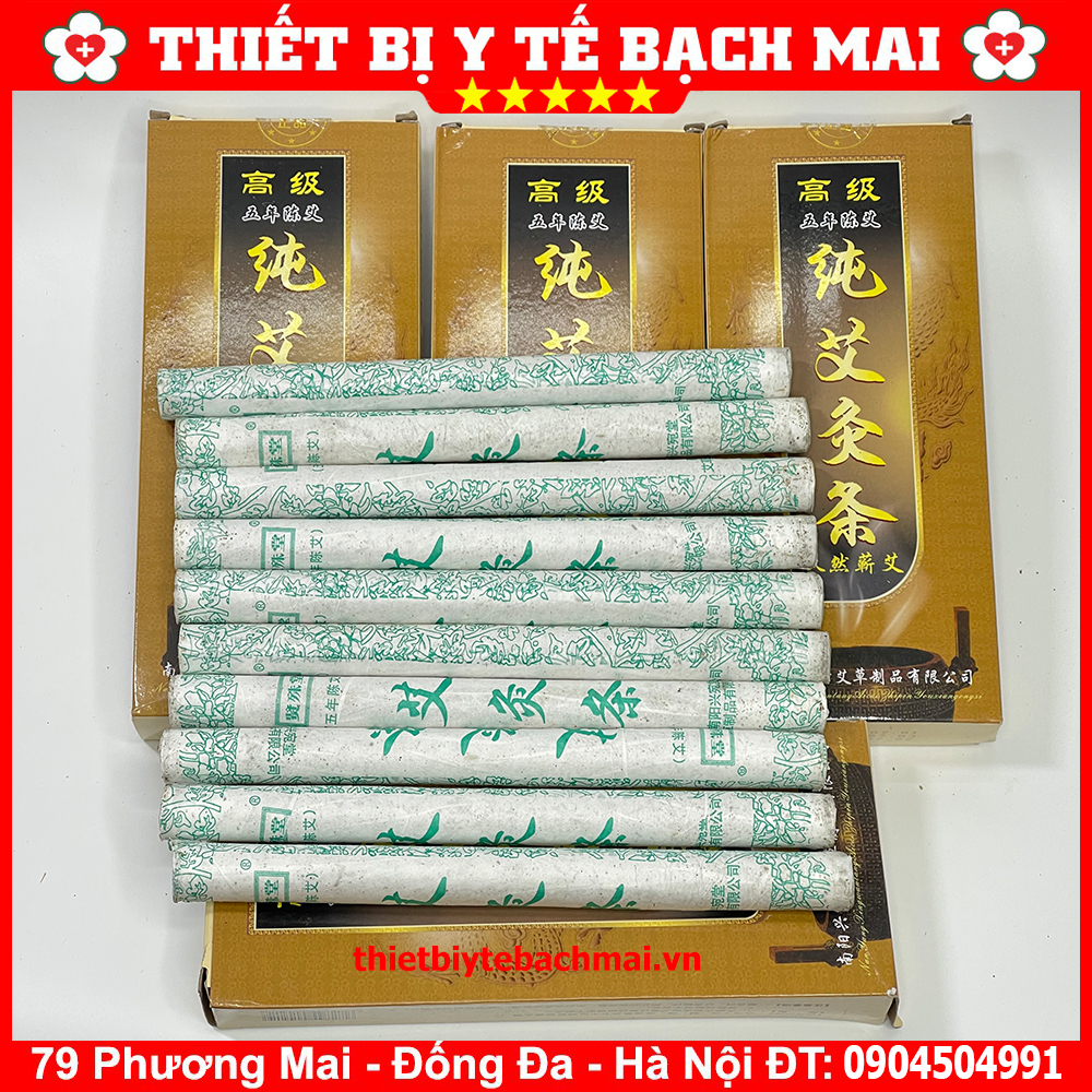 Điếu Ngải Cứu Trung Quốc - Hộp 10 Cây Ngải Điếu Ngải Cứu Trung Quốc - Hộp 10 Cây Ngải