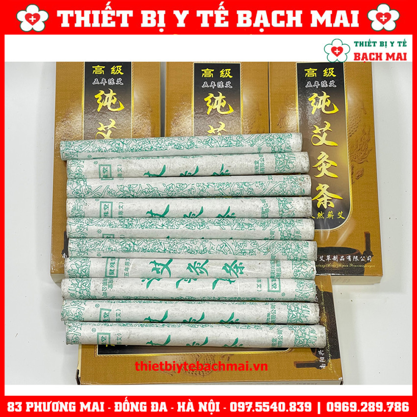 Điếu Ngải Cứu Trung Quốc - Hộp 10 Cây Ngải