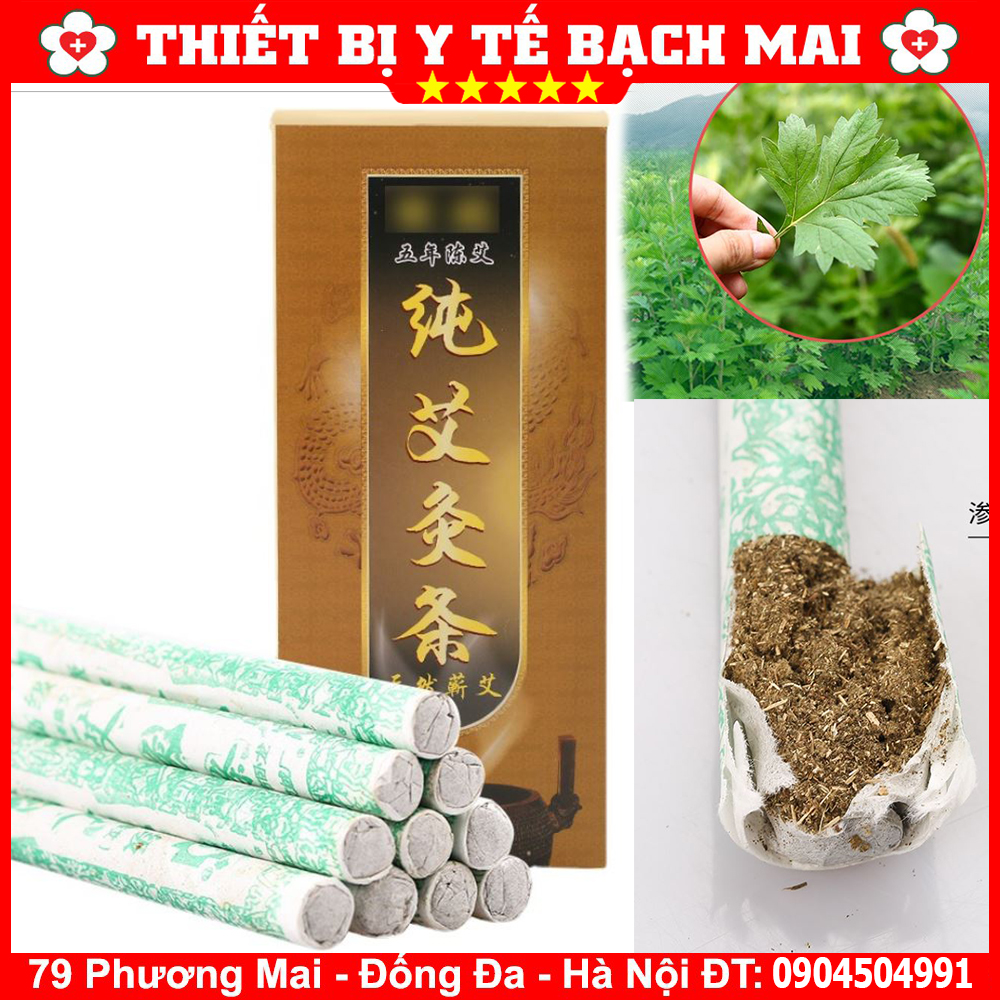 Điếu Ngải Cứu Trung Quốc - Hộp 10 Cây Ngải